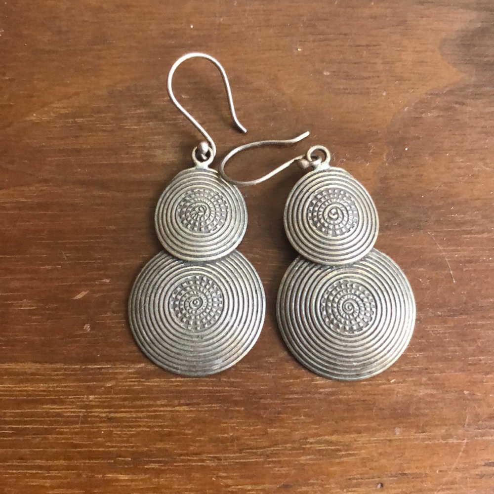 Beautiful spiral earrings